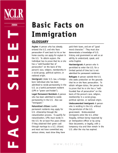 Basic Facts on Immigration