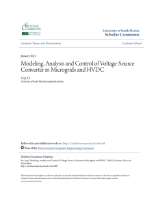 Modeling, Analysis and Control of Voltage