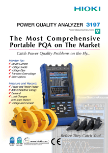 POWER QUALITY ANALYZER 3197