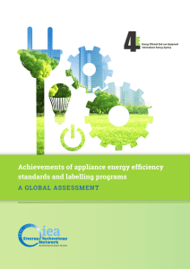 Achievements of appliance energy efficiency standards and