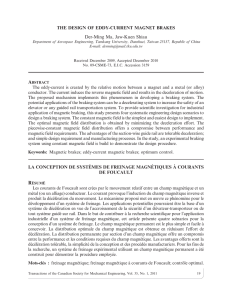 The design of eddy-current magnet brakes