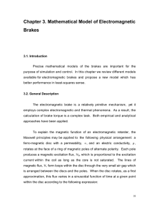 Chapter 3. Mathematical Model of Electromagnetic Brakes
