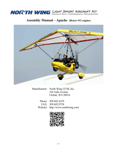 Assembly Manual - Apache LSA Kit (ROTAX 912)