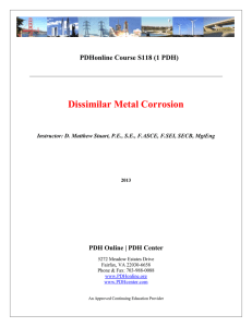 Dissimilar Metal Corrosion