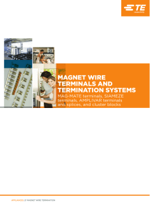 magnet wire terminals and termination systems