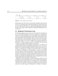 4.5 Modeling of Transmission Lines