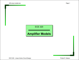 Amplifier Models