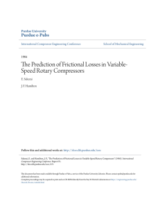 The Prediction of Frictional Losses in Variable - Purdue e-Pubs