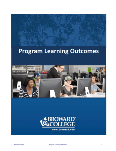 Program Learning Outcomes