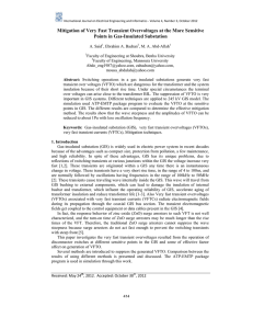 Mitigation of Very Fast Transient Overvoltages at the More Sensitive