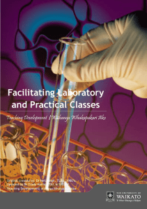 Facilitating Laboratory and Practical Classes