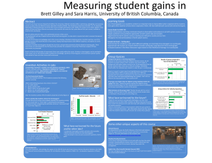 Measuring student gains in an introductory Geoscience lab