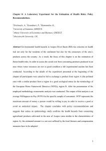 Chapter 8: A Laboratory Experiment for the Estimation of Health Risks