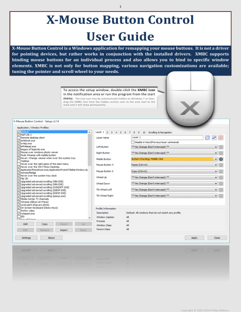 what is mouse button 5 in x-mouse button control