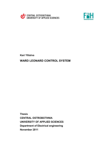 ward leonard control system