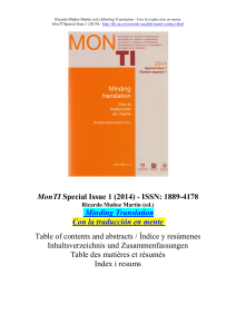 MonTI Special Issue 1 (2014) - ISSN: 1889