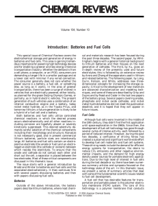 Introduction: Batteries and Fuel Cells - ACS Publications