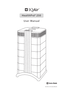 HealthPro® 250 User Manual