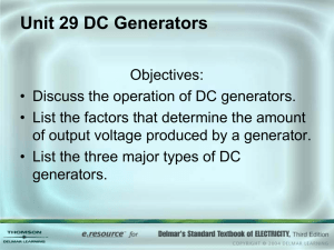 Unit 29 DC Generators