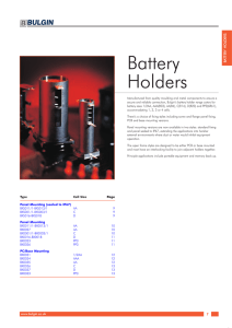 Battery Holders