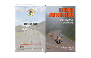 Motorcycle Operator Manual - Illinois Secretary of State