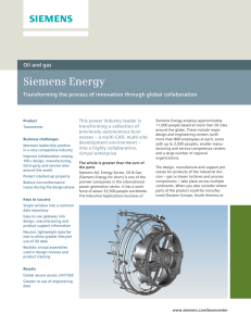 Siemens Energy Case Study