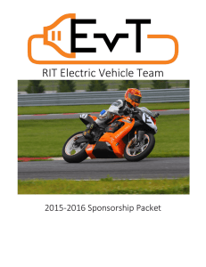 Become a Sponsor - RIT Electric Vehicle Team