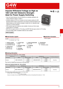 Impulse Withstand Voltage as High as 10kV with 4kV Dielectric