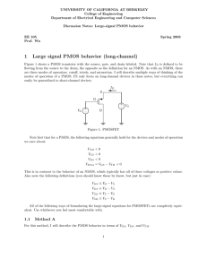 1 Large signal PMOS behavior (long