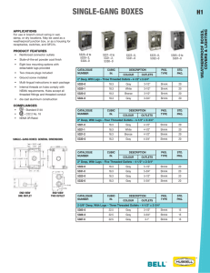 single-gang boxes