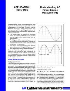 Understanding AC Power Measurements