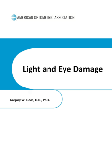 Light and Eye Damage