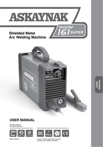 Shielded Metal Arc Welding Machine