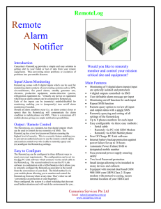 Remote Alarm Notifier - Casuarina Services Pte Ltd