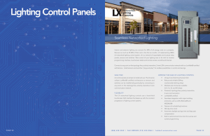 Lighting Control Panels - Hubbell Control Solutions
