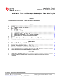 AN-2020 Thermal Design By Insight, Not