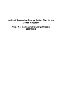 National Renewable Energy Action Plan