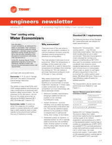 Free Cooling Using WaterEconomizers