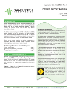 AN-LDTC03: Power Supply Basics
