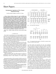 Matching-based algorithm for FPGA channel segmentation design