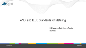 ANSI and IEEE Standards for Metering