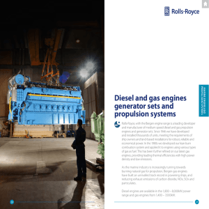 Diesel and gas engines generator sets and - Rolls