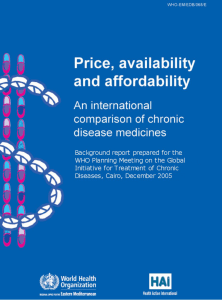 Price, Availability and Affordability - An