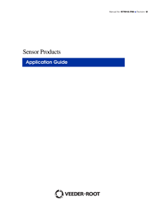 Sensor Products - Veeder-Root