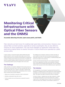 Monitoring Critical Infrastructure with Optical Fiber Sensors and the