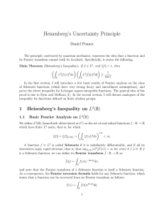 Heisenberg`s Uncertainty Principle