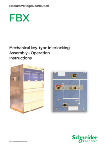 Mechanical key-type interlocking Assembly