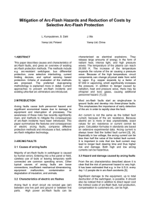 state of the art of arc flash protection methods