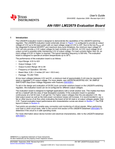 AN-1891 LM22679 Evaluation Board (Rev. E)