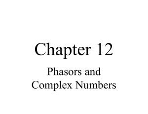 Phasors and Complex Numbers